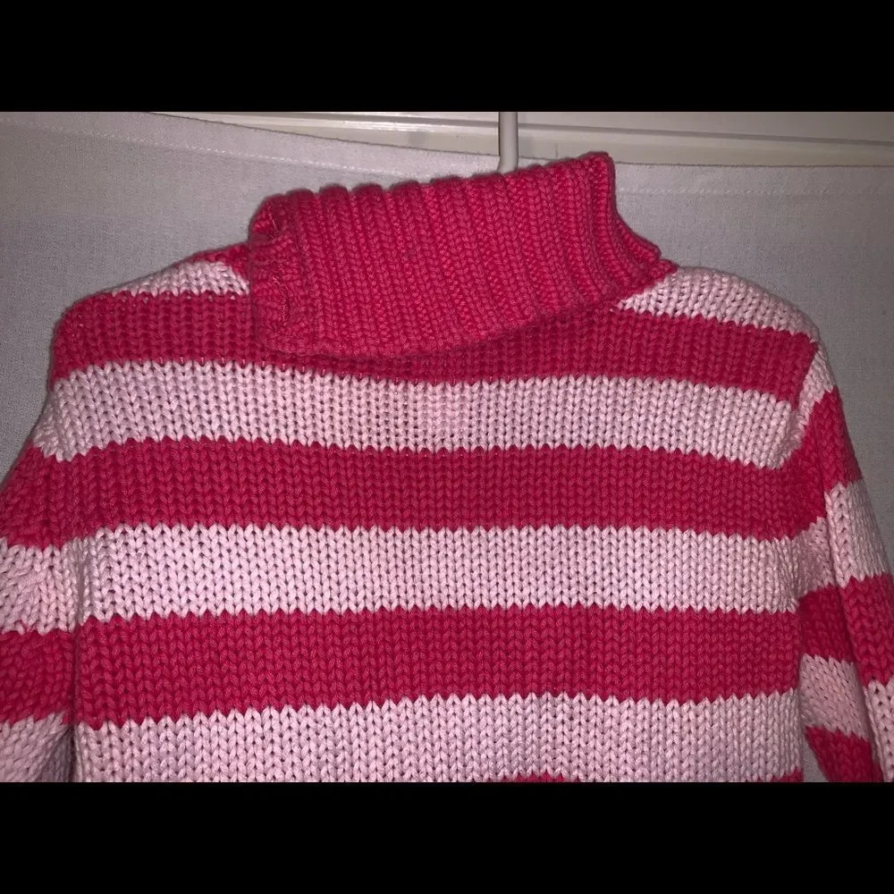 Old Navy 3T Pink Button Neck Sweater